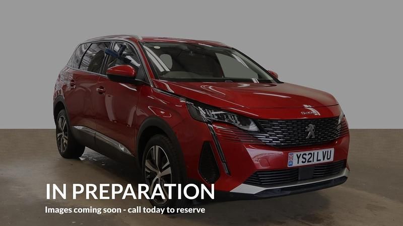 Red Used 2021 Peugeot 5008 Allure Premium MPV | £17,920 (Good price) - Image 1/4