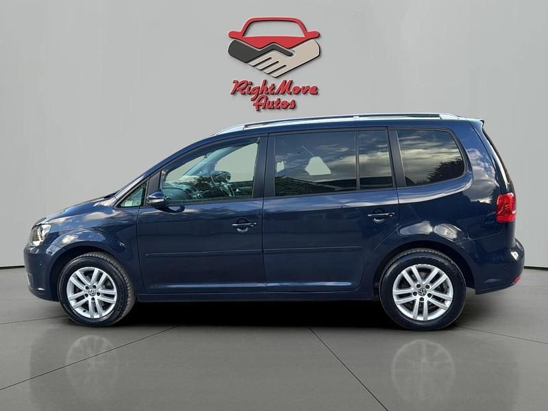 Used VW Touran SE 105 HP (77 kW) 2015 Blue MPV