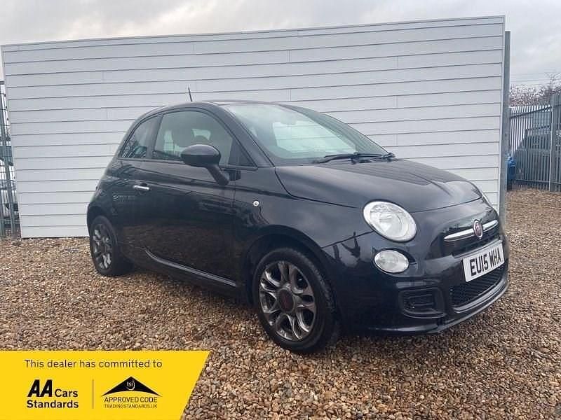 Used Fiat 500 S 69 HP (50 kW) 2015 Black Hatchback