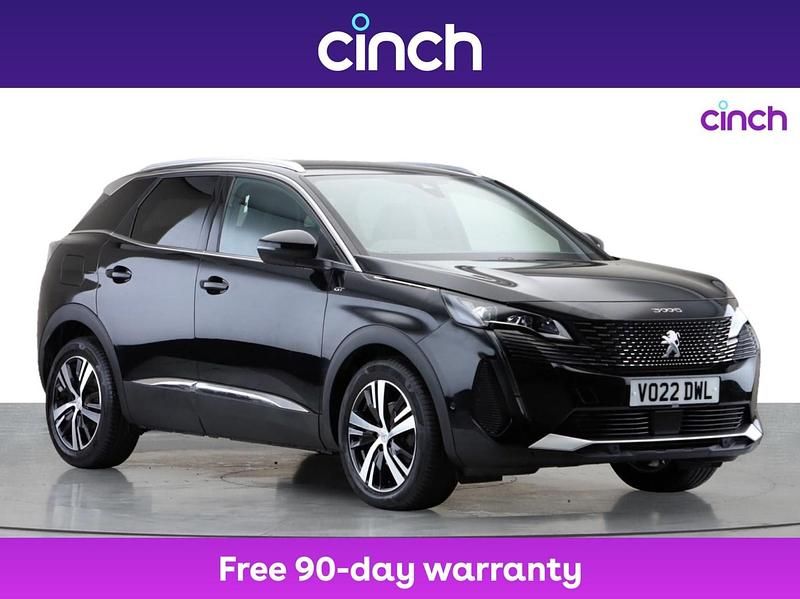 Black Used 2022 Peugeot 3008 GTi SUV | £15,849 (Fair price) - Image 1/3