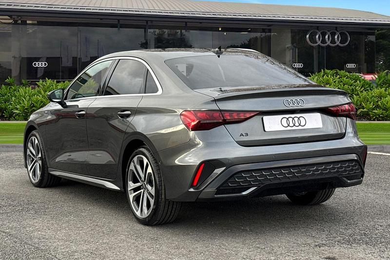 New Audi A3 S-Line 2026 Grey Sedan