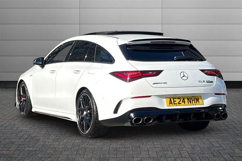 Used Mercedes CLA45 AMG 421 HP (309 kW) 2024 Polar white Estate