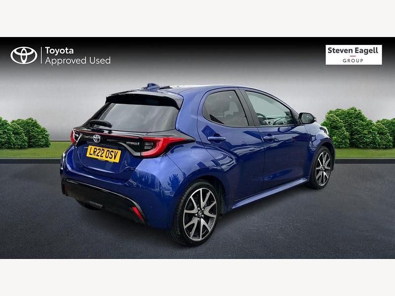 Used Toyota Yaris Hybrid 2022 Blue Hatchback