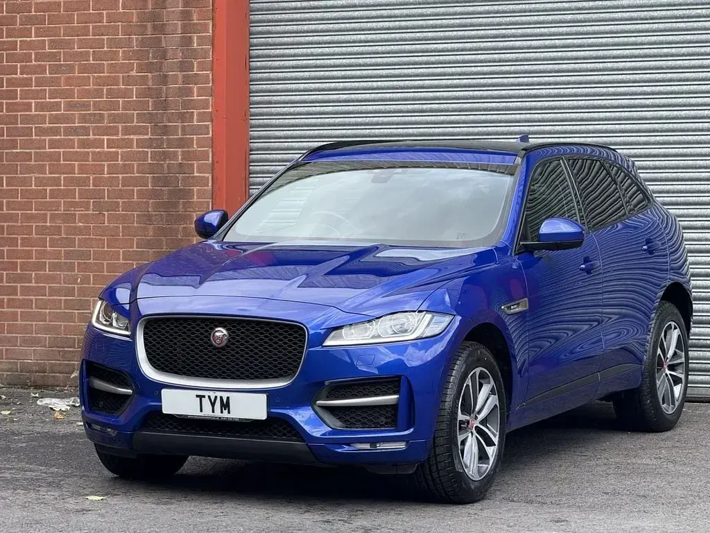 Used Jaguar F-Pace R-Sport 180 HP (132 kW) 2019 Blue SUV