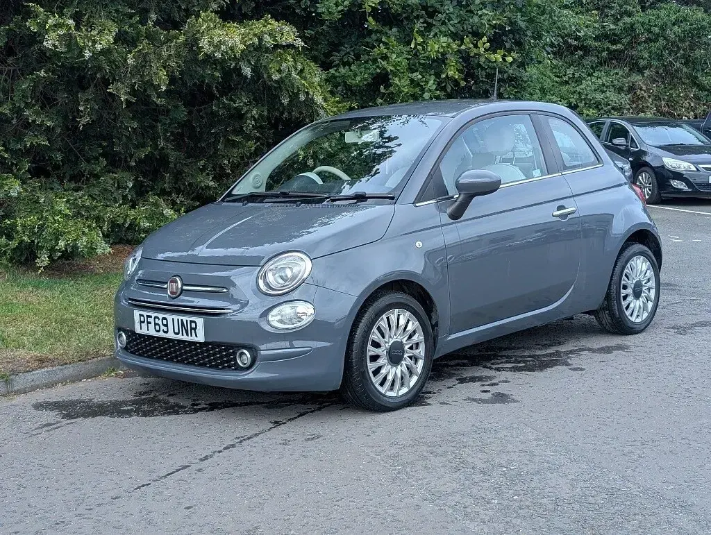 Used Fiat 500 Lounge 69 HP (50 kW) 2019 Grey Hatchback