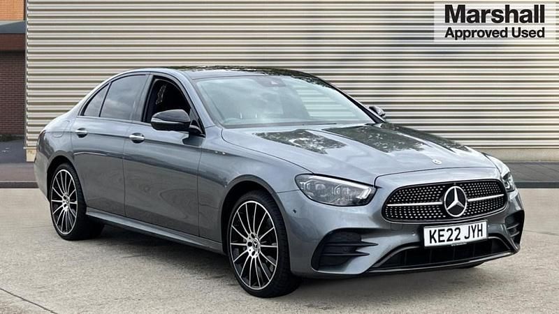 Grey Used 2022 Mercedes E450 AMG line Sedan | £42,161 (Expensive) - Image 1/4