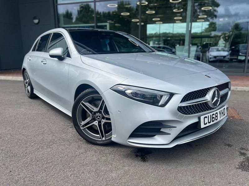 Silver Used 2018 Mercedes A250 AMG Line Premium Plus Hatchback | £18,495 (Fair price) - Image 1/4