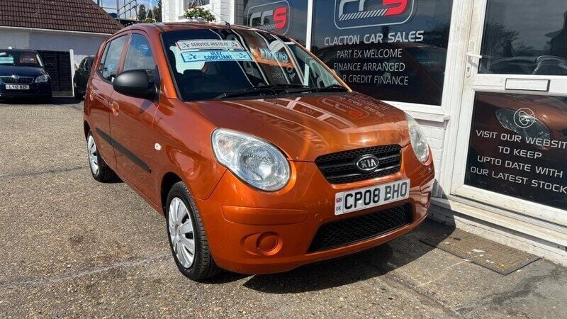 Orange Used 2008 Kia Picanto 2 Hatchback | £1,795 (Fair price) - Image 1/4