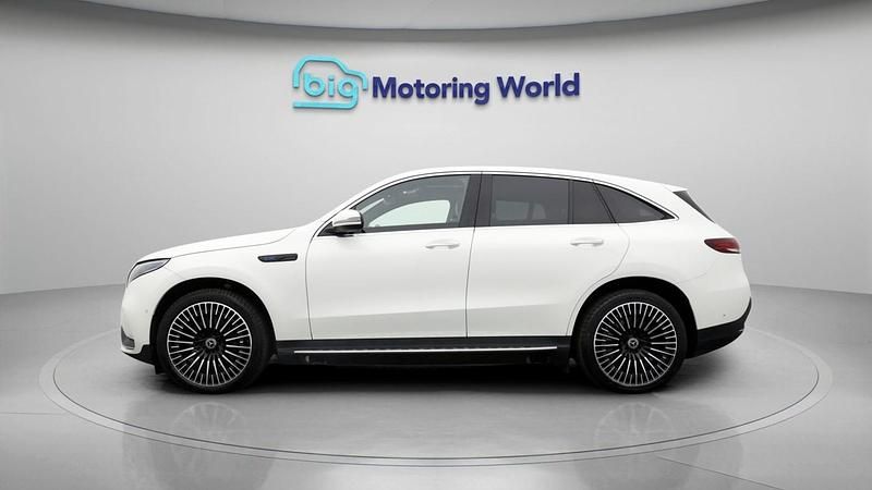 Used Mercedes EQC400 AMG line 300 kW (408 HP) 2021 White SUV