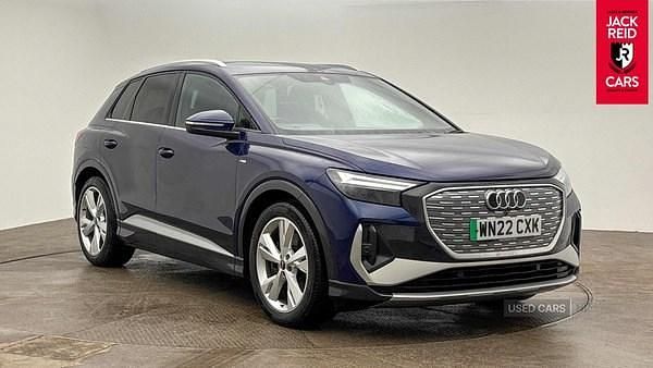 Used Audi Q4 e-tron S-Line 150 kW (204 HP) 2022 Blue SUV