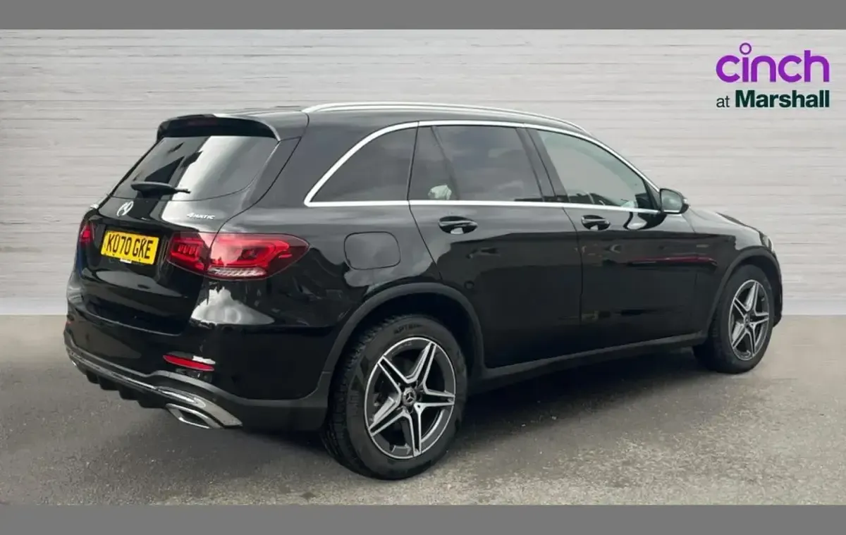 Used Mercedes GLC220 AMG line 194 HP (142 kW) 2020 Black SUV