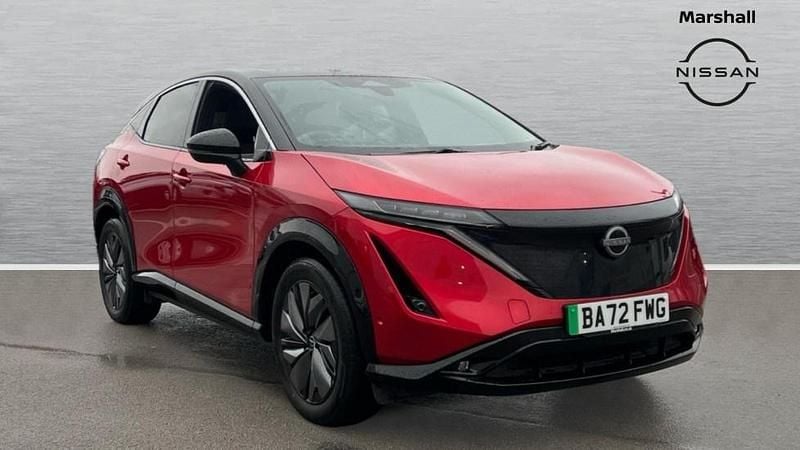 Red Used 2022 Nissan Ariya Evolve SUV | £24,505 (Good price) - Image 1/4