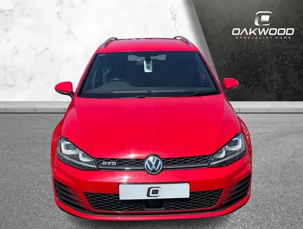 Used VW Golf VII GTD 2015 Red Estate