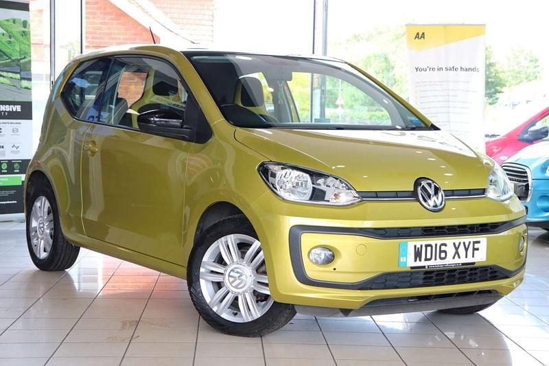 Yellow Used 2016 VW up! high up! Hatchback | £6,620 (Fair price) - Image 1/4
