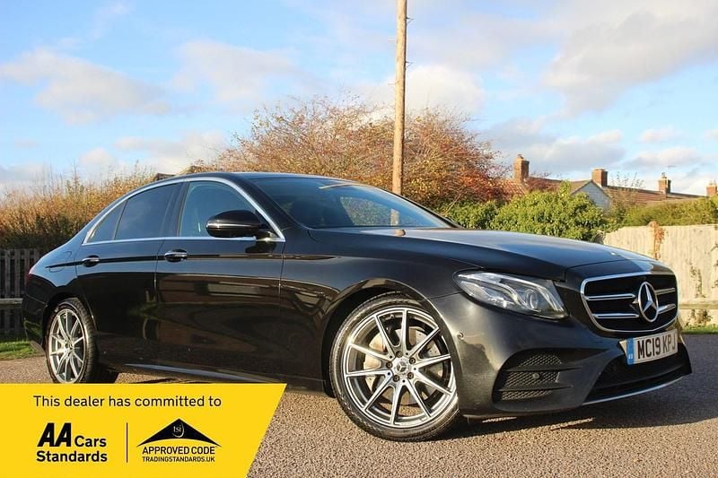 Black Used 2019 Mercedes E220 AMG line Sedan | £16,690 (Fair price) - Image 1/3