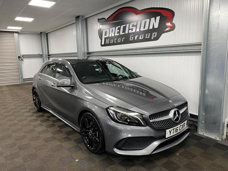Grey Used 2016 Mercedes A220 AMG Line Premium Plus Hatchback | £10,995 (Fair price) - Image 1/4