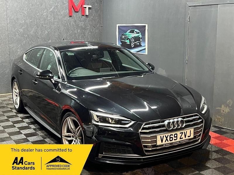 Used Audi A5 Sportback S-Line 2019 Black Hatchback