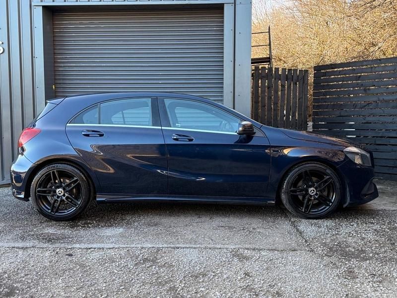 Used Mercedes A200 AMG line 2017 Blue Hatchback