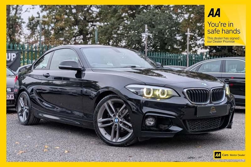 Black Used 2018 BMW 218 M Sport Coupe | £9,488 (Fair price) - Image 1/3