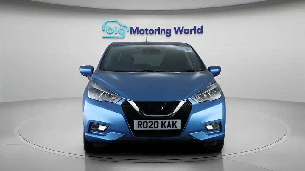 Usado Nissan Micra S 100 HP (73 kW) 2020 Azul Citadino