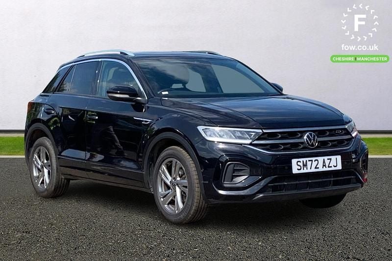 Black Used 2022 VW T-Roc R-line SUV | £21,199 (Good price) - Image 1/4