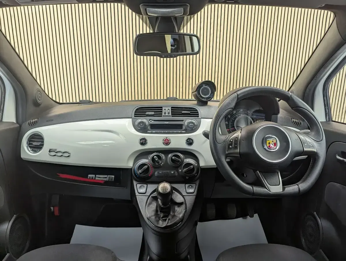 Used Abarth 500 135 HP (99 kW) 2012 White Hatchback