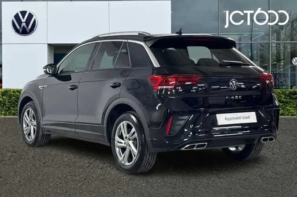 Begagnad VW T-Roc R-line 150 HK (110 kW) 2024 Svart SUV