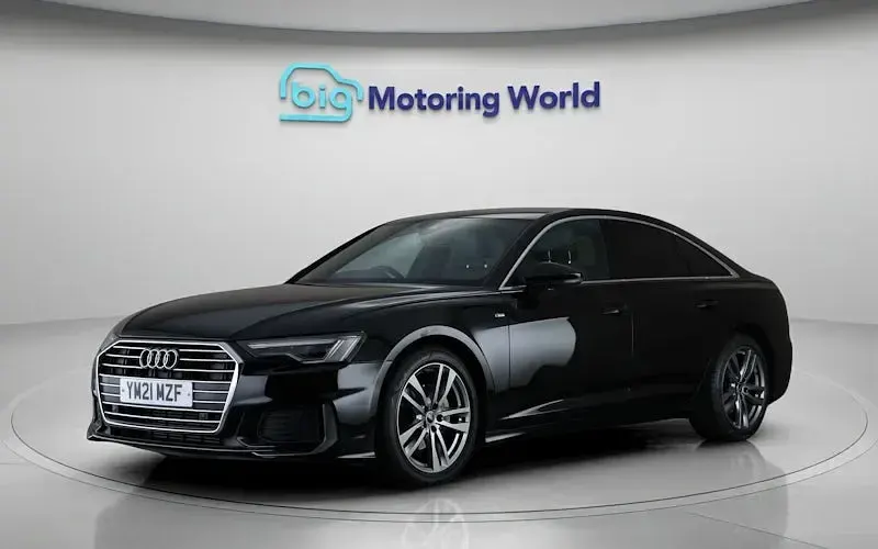 Used Audi A6 S-Line 204 HP (150 kW) 2021 Black Sedan
