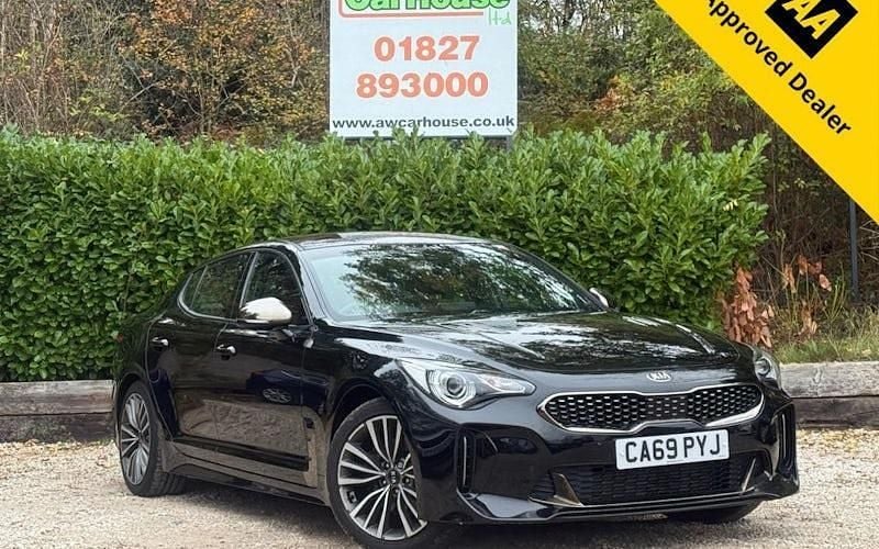 Black Used 2019 Kia Stinger GT-Line Hatchback | £18,299 (Fair price) - Image 1/4