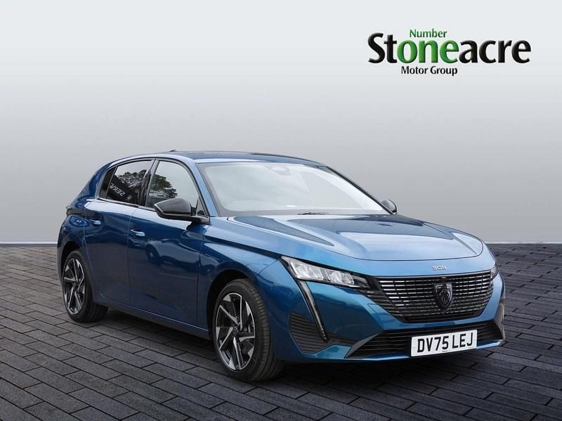 Blue New 2025 Peugeot 308 Allure Hatchback | £22,495 - Image 1/4