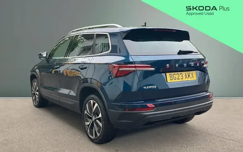 Gebraucht Skoda Karoq SE L 150 PS (110 kW) 2023 Blau SUV