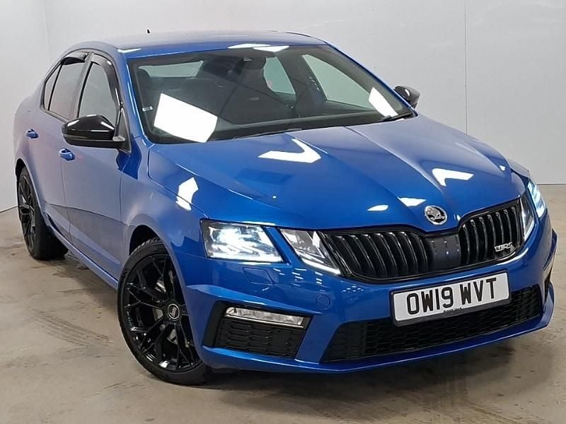 Used Skoda Octavia vRS 245 HP (180 kW) 2019 Blue Hatchback