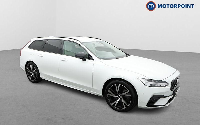 White Used 2022 Volvo V90 Plus Estate | £27,599 (Fair price) - Image 1/4