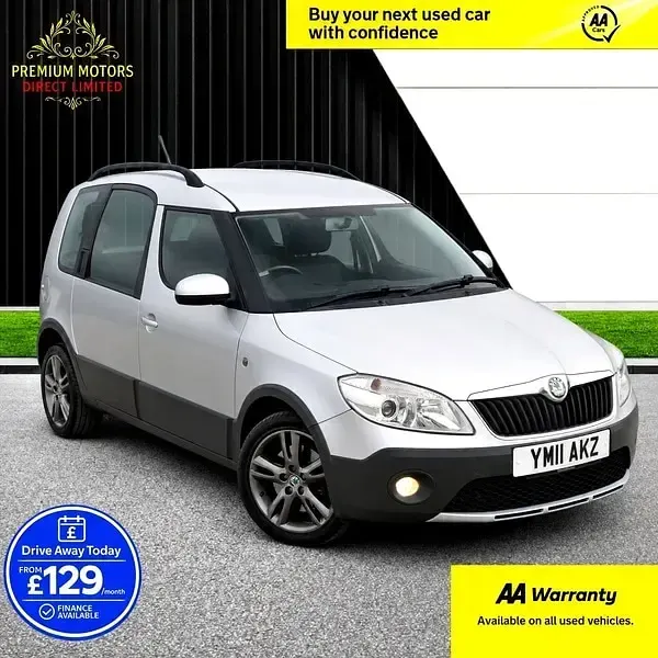 Used Skoda Roomster Scout 2011 Silver Estate