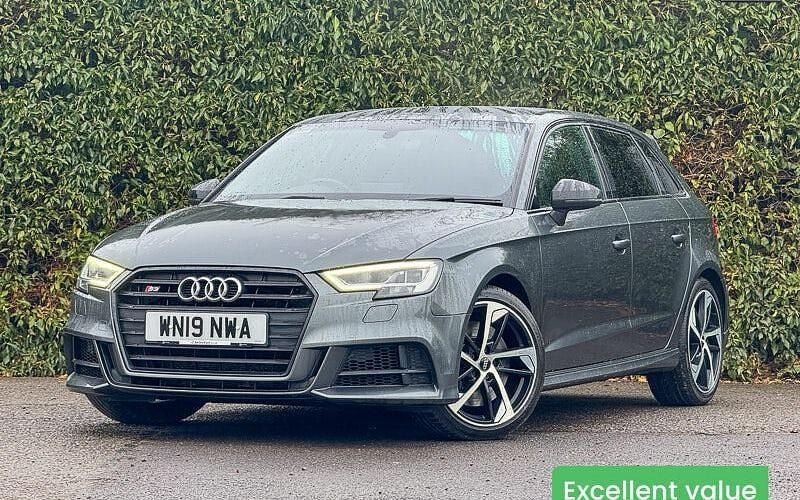 Used Audi S3 Sportback Black Edition 300 HP (220 kW) 2019 Grey Hatchback