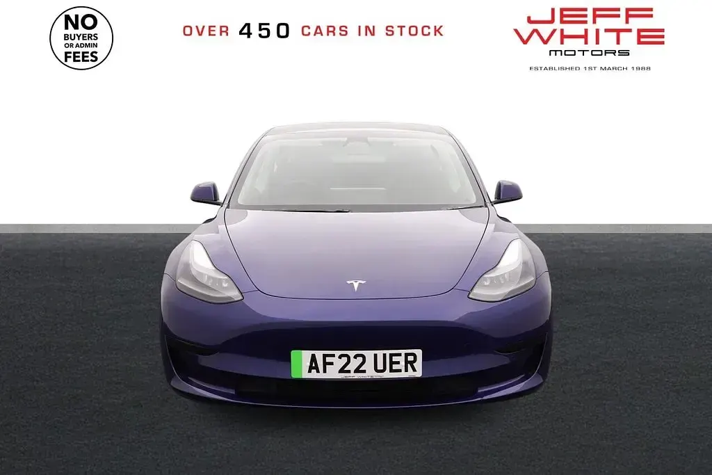 Used Tesla Model 3 Standard Range Plus 235 kW (320 HP) 2022 Blue Sedan