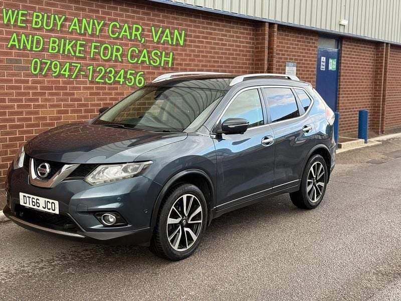 Blue Used 2017 Nissan X-Trail Tekna SUV | £4,995 (A bit pricey) - Image 1/4