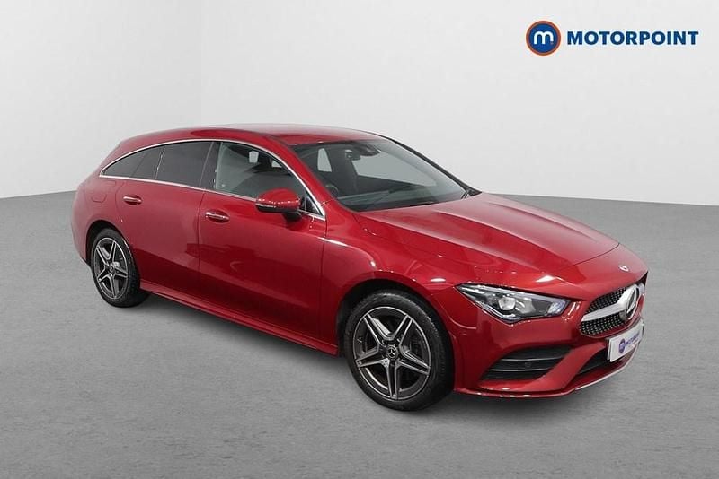 Red Used 2022 Mercedes CLA250e AMG Line Premium Sedan | £23,199 (Good price) - Image 1/4