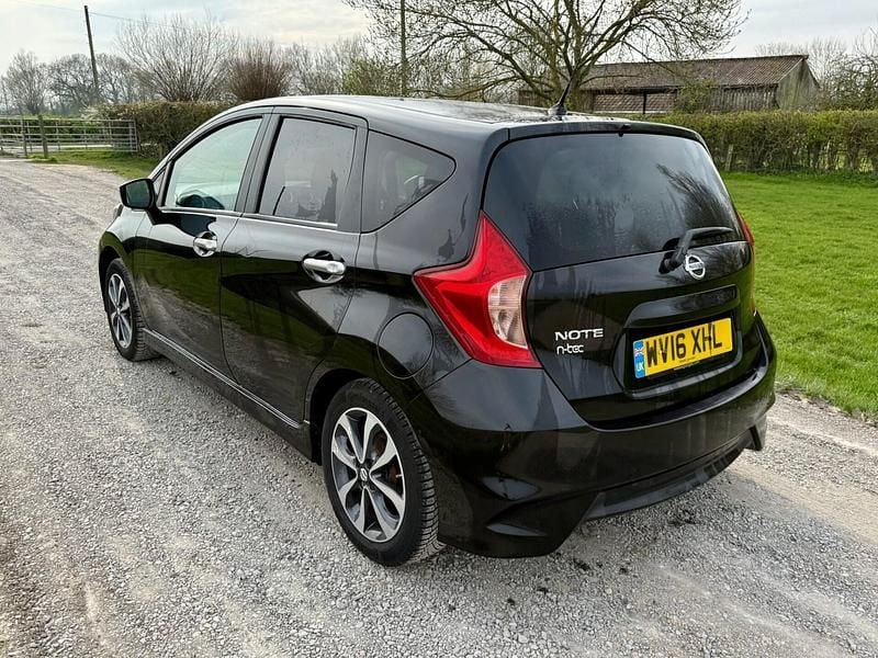 Used Nissan Note N-TEC 80 HP (58 kW) 2016 Black Hatchback