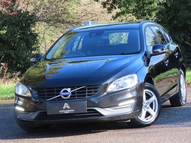 Black Used 2017 Volvo V60 Business Edition Estate | £7,494 (Fair price) - Image 1/4
