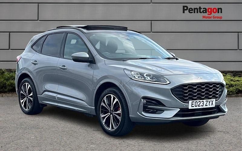 Silver Used 2023 Ford Kuga ST-Line X SUV | £21,395 (Fair price) - Image 1/4