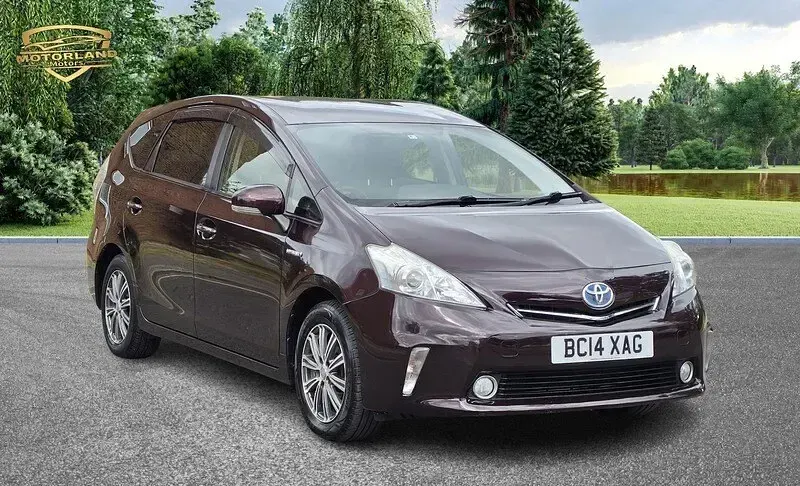 Used Toyota Prius+ 136 HP (100 kW) 2014 Purple MPV