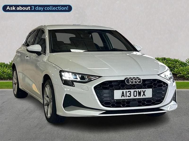 White Used 2024 Audi A3 Sport Hatchback | £23,442 (Fair price) - Image 1/4