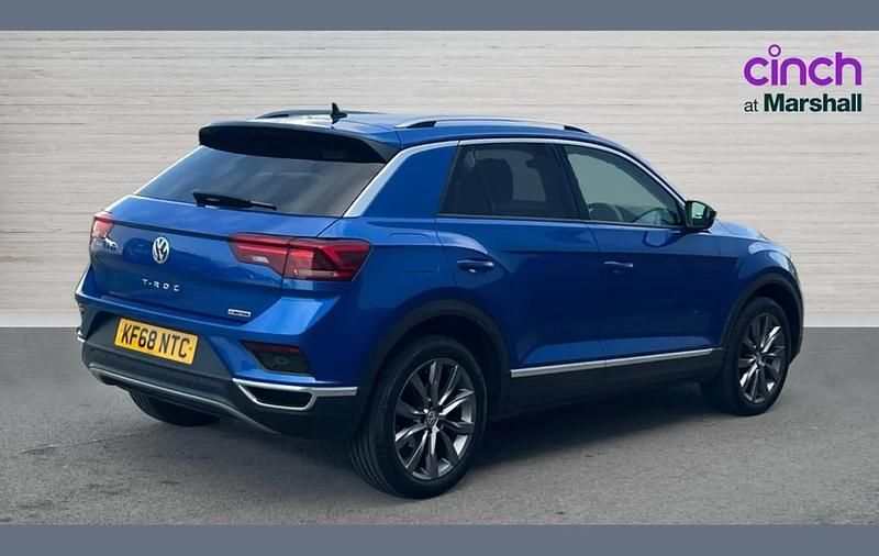 Used VW T-Roc SEL 190 HP (139 kW) 2019 Blue SUV