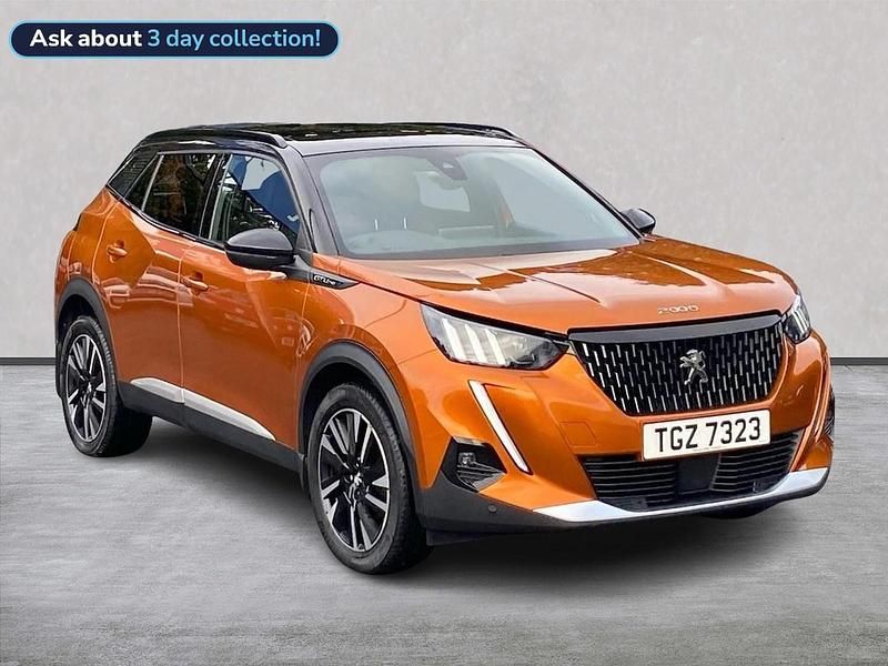 Orange Used 2021 Peugeot 2008 GT-line SUV | £13,973 (Fair price) - Image 1/4