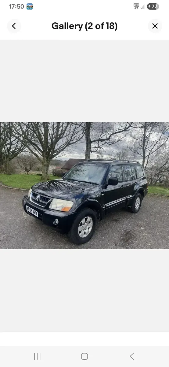 Used Mitsubishi Shogun 2006 Black SUV