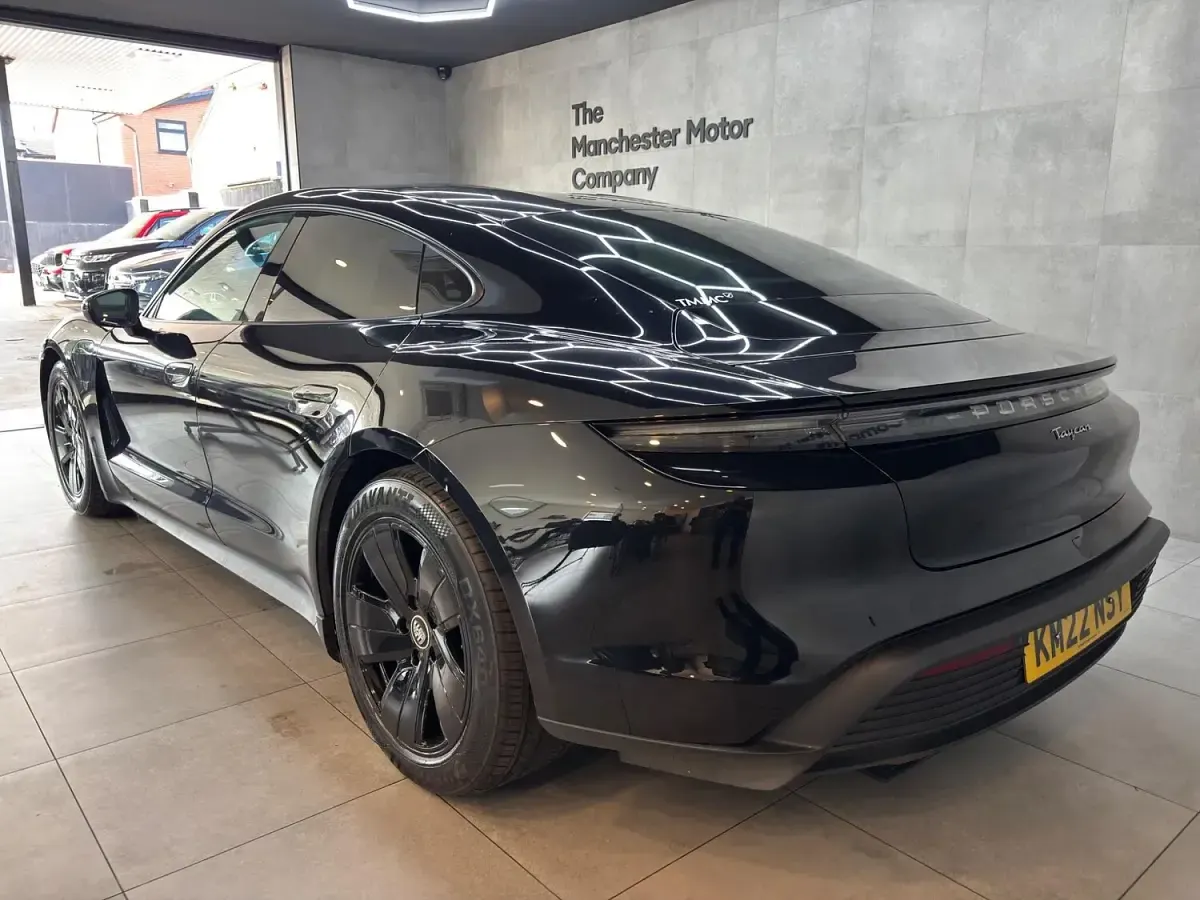 Used Porsche Taycan Performance Package 350 kW (476 HP) 2022 Black Sedan