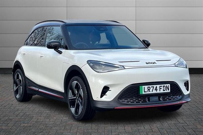 Digital white with eclipse black roof Used 2024 Smart #1 Brabus SUV | £29,950 (Fair price) - Image 1/4
