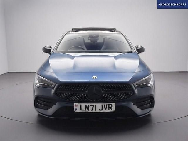 Used Mercedes CLA180 AMG line 136 HP (100 kW) 2022 Blue Sedan