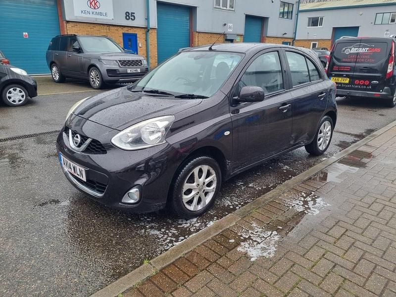 Black Used 2014 Nissan Micra Acenta Hatchback | £3,295 (Fair price) - Image 1/4